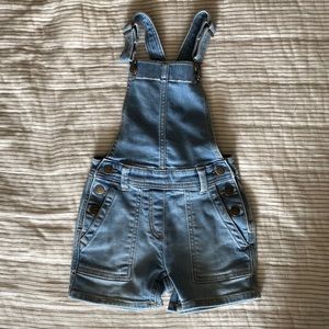 Crewcuts Denim Overall Shorts
